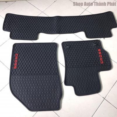 Thảm Lót Sàn Cao Su 3D Xe Toyota Cross 2020-2022 Hàng Cao Cấp, Không Mùi