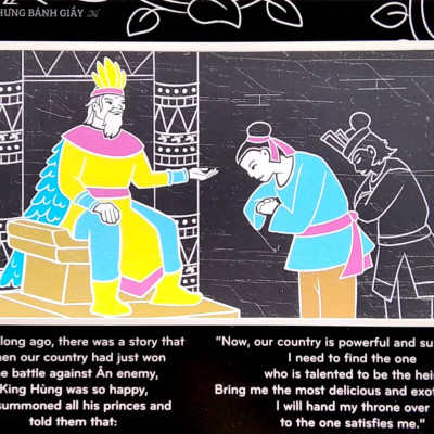 Sách Chiếu Bóng Thần Kỳ - Sự Tích Bánh Chưng Bánh Giầy