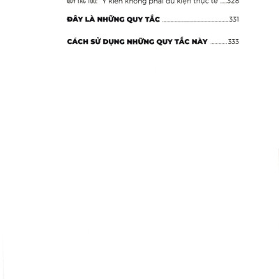 NHỮNG QUY TẮC TƯ DUY