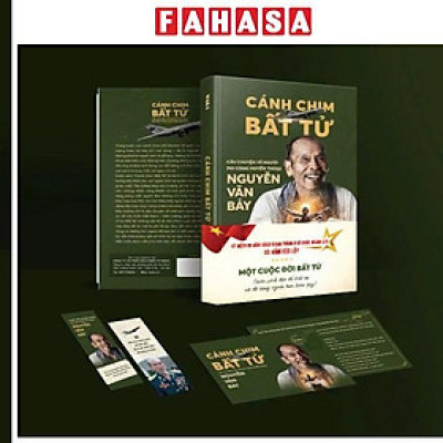 Sách - Cánh Chim Bất Tử - Câu Chuyện Về Người Phi Công Huyền Thoại Nguyễn Văn Bảy - Phiên Bản Kỷ Niệm 80 Năm - Tặng Kèm Bookmark + Postcard