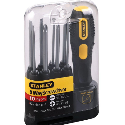 BỘ TUA VÍT TỪ 9 CHI TIẾT STANLEY STHT62511-8 - HÀNG CHÍNH HÃNG