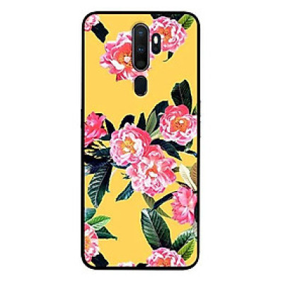 Ốp lưng dành cho Oppo A5 ( 2020 ) - A9 ( 2020 ) - Find X2 - F11 Pro mẫu Hoa Hồng Nền Vàng