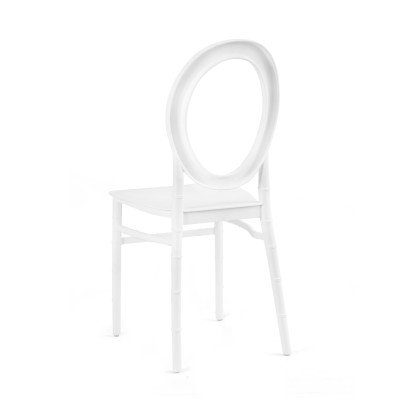 Ghế ăn phong cách Châu Âu màu trắng