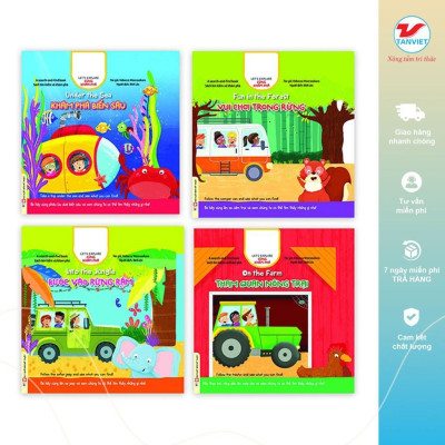 Sách - Cùng Khám Phá - Bước Vào Rừng Rậm - Song Ngữ Anh Việt - Tân Việt Books