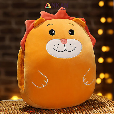 Bộ Chăn Gối Văn Phòng 3 Trong 1 Sư Tử Cam, Siêu Mềm Mại