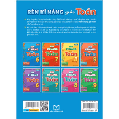 Sách - Rèn Kĩ Năng Giải Toán Lớp 6 - Tập 1 (Theo Chương Trình Giáo Dục Phổ Thông Mới) ML