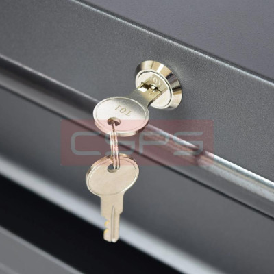 Tủ dụng cụ CSPS 61cm - 04 hộc kéo màu đen có chân tủ