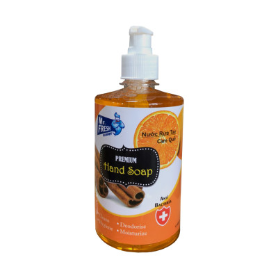 Combo 2 chai nước rửa tay Hand Soap 500ml Hương Cam Quế Và ,Xả Chanh