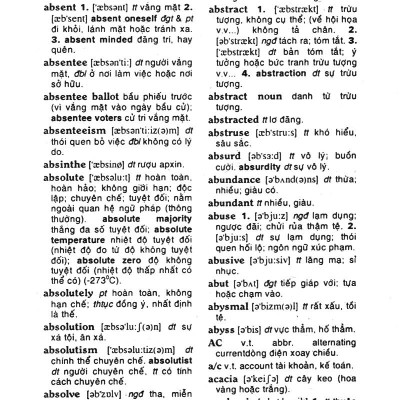 Từ Điển Anh - Việt (287.000 Từ)