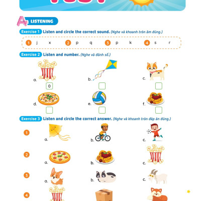 Sách - Phiếu Ôn Hè Tiếng Anh Lớp 2