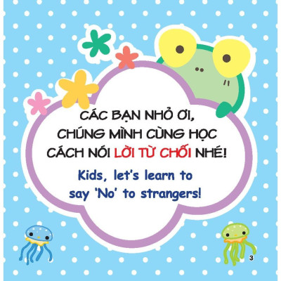 Sách - Rèn Luyện Kỹ Năng Giao Tiếp Bằng Tranh Cho Bé - Lời Từ Chối - Song Ngữ Anh Việt - Minh Thắng