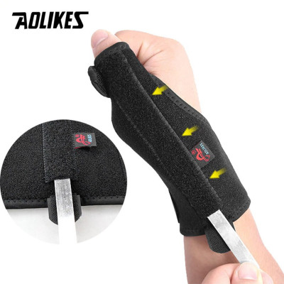 Đai nẹp cố định khớp ngón tay cái AOLIKES A-1677 thanh thép cố định chắc chắn sport wrist protector