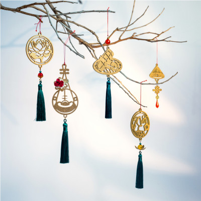 Combo 5 dây treo trang trí Tết cây mai, cây đào Tết Việt - Handmade thiết kế độc quyền