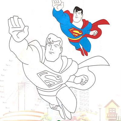 Bé Tô Màu Siêu Anh Hùng