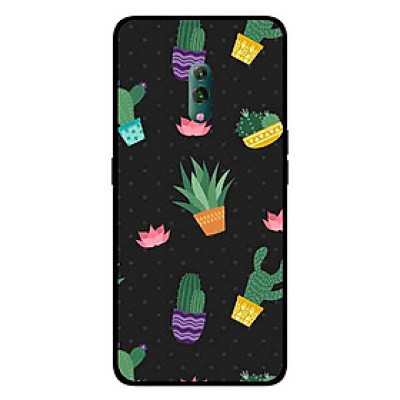 Ốp Lưng in cho Oppo K3 Mẫu Nền Xương Rồng - Hàng Chính Hãng