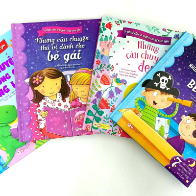 Box Set Gieo Mầm Tri Thức 21: 5 Phút Đọc Truyện Cùng Con Yêu (Bộ 4 Cuốn)