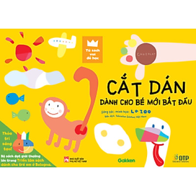 Tủ Sách Vui Để Học - Cắt Dán Dành Cho Bé Mới Bắt Đầu