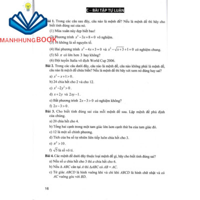 sách tham khảo toán 10 - biên soạn theo chương trình gdpt mới - quyển 1