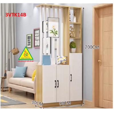 VÁCH NGĂN PHÒNG KHÁCH, NHÀ BẾP, VÁCH NGĂN PHÒNG 3VTK14 - NỘI THẤT LẮP RÁP VIỄN ĐÔNG