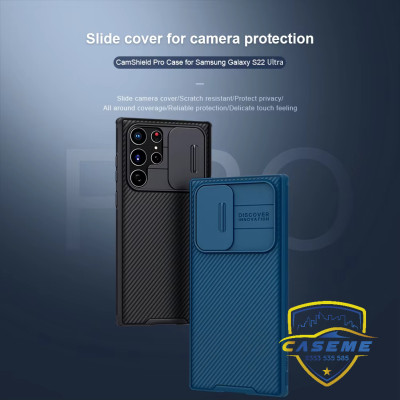 Ốp lưng dành cho Samsung S24 Ultra, Samsung S24 Plus, Samsung S24 hiệu Nillkin Camshiend Pro Case bảo vệ camera, chống vân tay, chống trơn, chống sốc cao cấp - Hàng chính hãng.