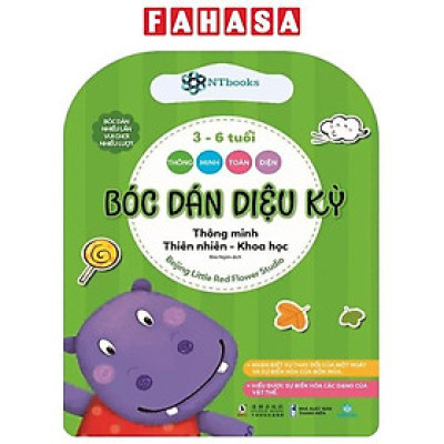 Sách - Thông Minh Toàn Diện - Bóc Dán Diệu Kỳ - Thông Minh Thiên Nhiên - Khoa Học (3-6 Tuổi)