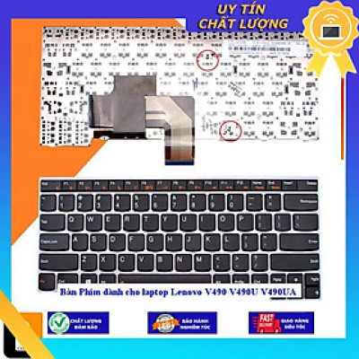 Bàn Phím dùng cho laptop Lenovo V490 V490U V490UA - Hàng Nhập Khẩu New Seal