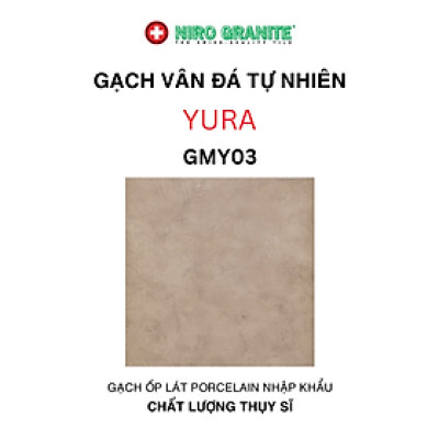 Gạch NIRO GRANITE GMY03 YURA - 60x60cm - 3 viên/thùng(1,08m2)