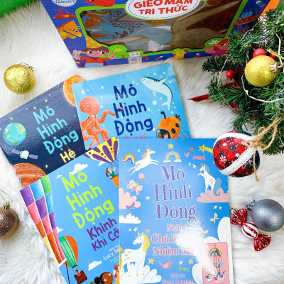 Box Set Gieo Mầm Tri Thức 16 : Truyện Stem Mô Hình Động (Bộ 4 Cuốn)