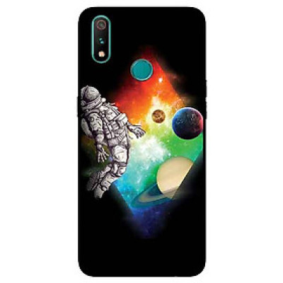 Ốp Lưng in cho Realme 3 Pro Mẫu Ngoài Không Gian - Hàng Chính Hãng