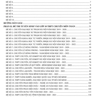Combo sách Bộ Đề Ôn Luyện Thi Vào Lớp 10 THPT Chuyên Môn Toán + Ngữ Văn