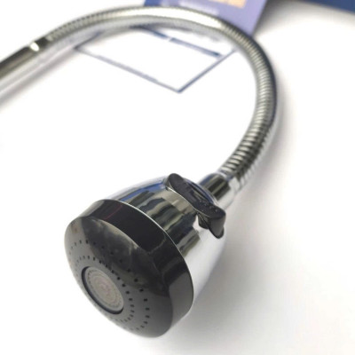 Vòi Bếp Vòi Rửa Chén Bát Lạnh Gắn Tường Inox mạ Crome LUXTA L3106T3B - Vòi âm tường thân uốn dẻo, tăng áp 2 chế độ