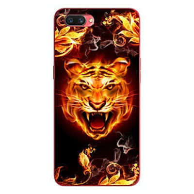 Ốp lưng in cho OPPO A5 mẫu Hổ Lửa 1 - Hàng chính hãng