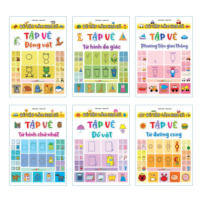 Sách: Combo Bé Tập Làm Họa Sĩ (6 Cuốn)