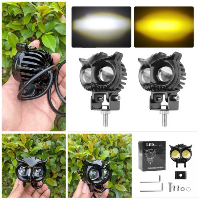 Đèn Trợ Sáng Cao Cấp: Mắt Cú X22 Pro 45W - Bi Cầu, Chống Nước, Lắp Đặt Cho Xe Máy và Ô Tô