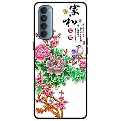 Ốp lưng dành cho Oppo Reno 4 Pro mẫu Hoa Mẫu Đơn