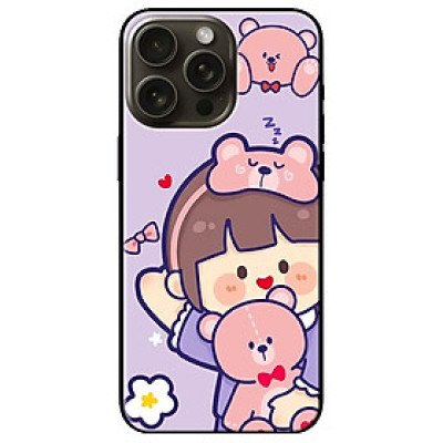 Ốp lưng dành cho Iphone 15 - Iphone 15 Plus - Iphone 15 Pro - Iphone 15 Pro Max - Búp Bê và Gấu - Hàng Chính Hãng