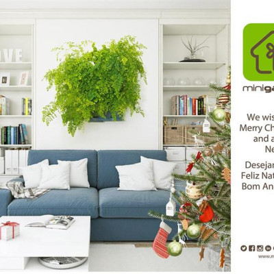 Chậu Trồng Cây Đứng Nhập Khẩu Châu Âu áp tường dạng tường xanh thẳng đứng hiệu Minigarden Vertical (Trọn bộ 3 SET + 1 KHAY nước)