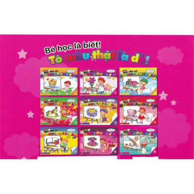 Sách - Bạn Nhỏ Ơi, Tô Màu Thật Là Dễ - Tập 5 - Tân Việt Books