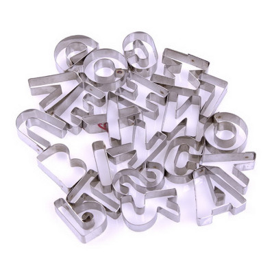 Bộ khuôn 26 chữ cái làm bánh cookie, cutter - Mã số 1137