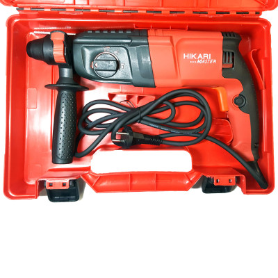 Máy Khoan Búa Hikari Master 02-26B – Máy Đục Bê Tông Chức Năng Khoan Tường, Sắt, Gỗ Với Motor Mạnh Mẽ, Ứng Dụng Trong Xây Dựng Và Đời Sống , Công Nghệ Thái Lan- Hàng Chính Hãng