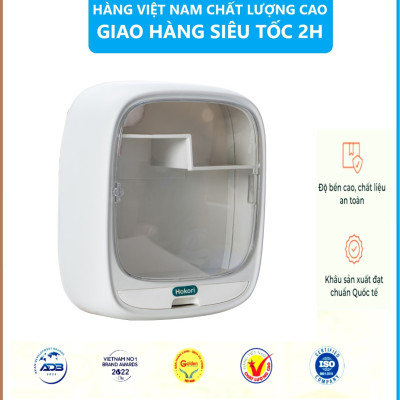 Tủ Đựng Mỹ Phẩm Dán Tường HOKORI Cao Cấp, Hộp Treo Tường Đa Năng Chống Nước, Gắn Tường Siêu Chắc Chắn - Hàng Việt Nam