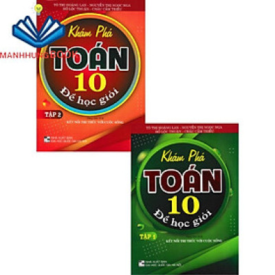 SÁCH - combo khám phá toán 10 để học giỏi (dùng kèm sgk kết nối) (bộ 2 cuốn)