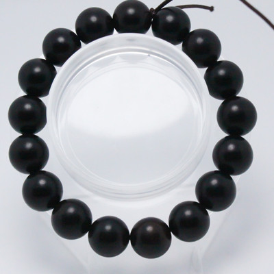 Vòng tay gỗ mun 12mm GS03 hợp tất cả các mệnh cho nam và nữ