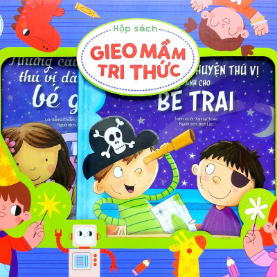 Box Set Gieo Mầm Tri Thức 21: 5 Phút Đọc Truyện Cùng Con Yêu (Bộ 4 Cuốn)