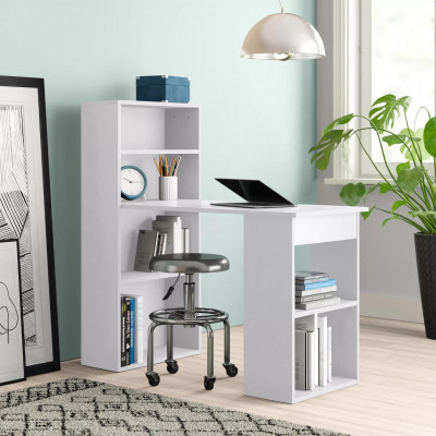 Bàn liền giá sách gỗ CN SMLIFE Diona