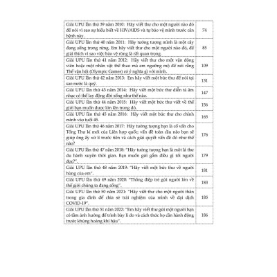 Sách - Tuyển Chọn Những Bức Thư UPU Đạt Giải Quốc Gia Và Quốc Tế - Khang Việt Book