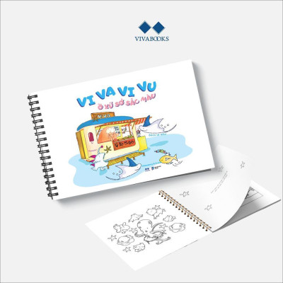 Sách - Vi Va Vi Vu Ở Xứ Sở Sắc Màu - AZ Việt Nam