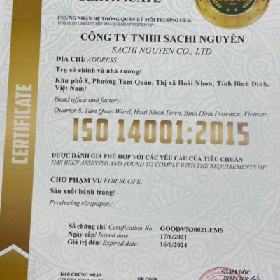 Thùng 50 Gói Loại 70Gram, Bánh Tráng Nước Cốt Dừa Cao Cấp Nướng Sẵn Sachi