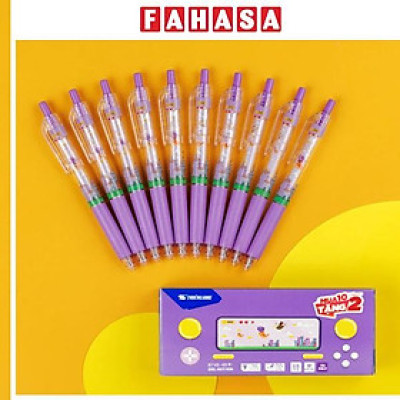 Bút Gel Quick Dry 0.5 - Thiên Long GEL-057/KM - Mực Tím
