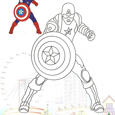 Bé Tô Màu Siêu Anh Hùng